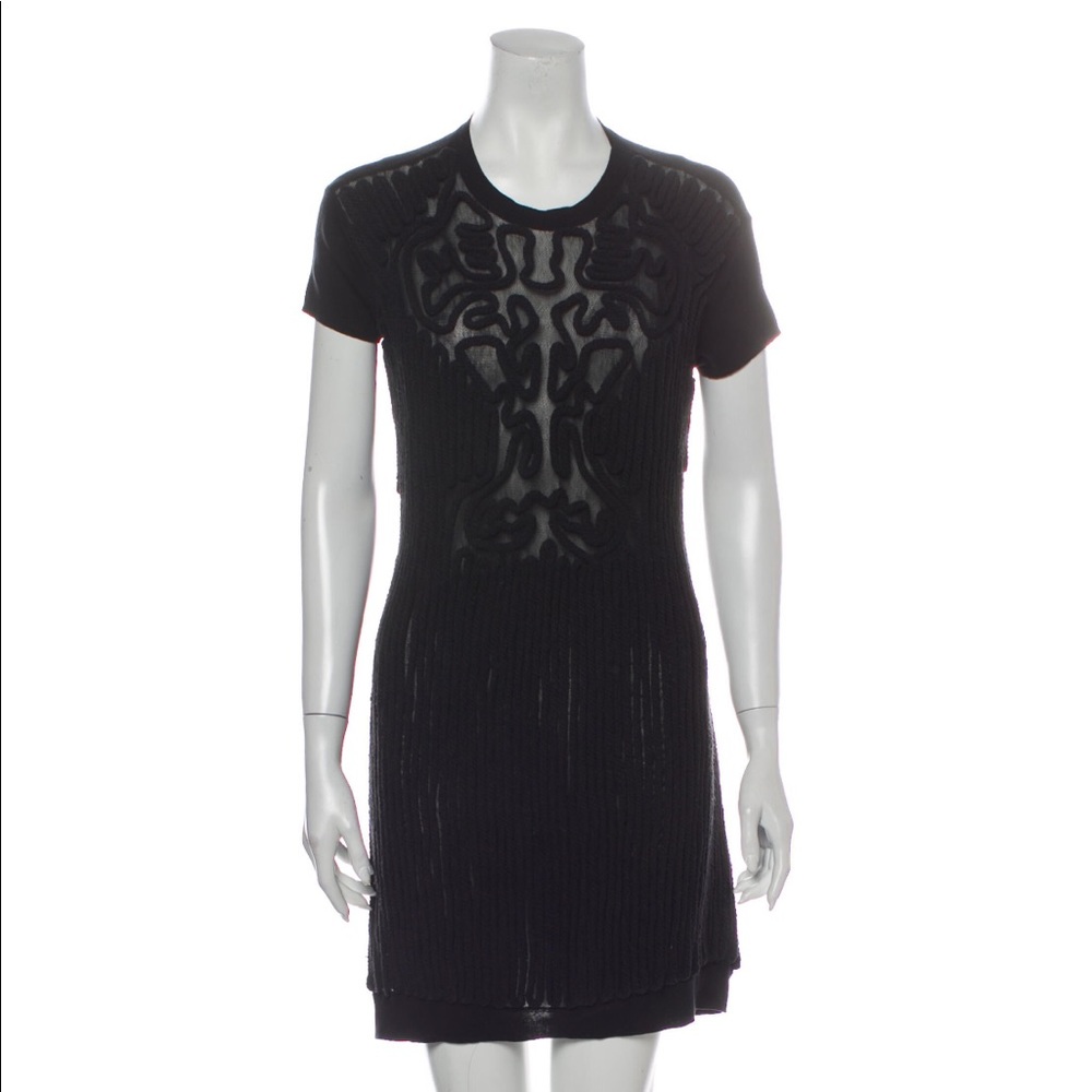 SOLD Carven Embroidered Knit Dress